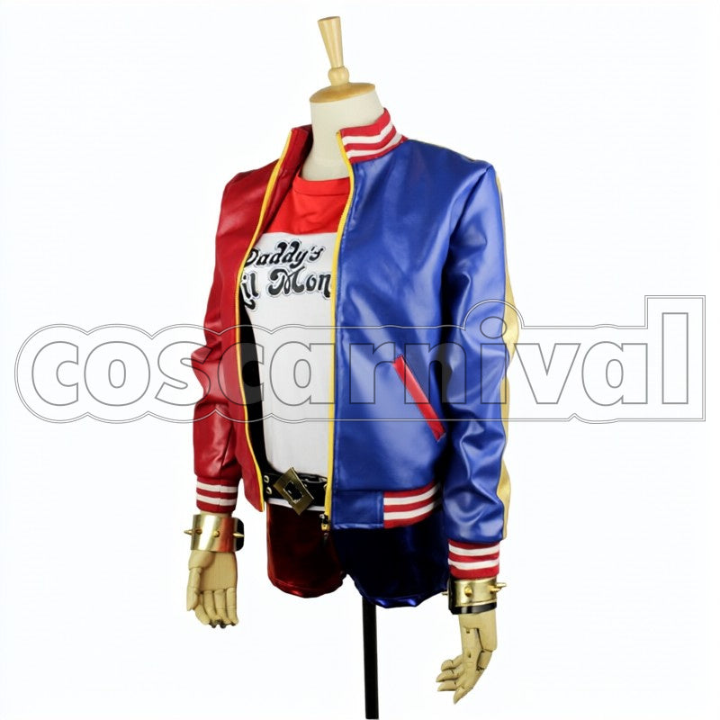 Squad Harley Quinn cosplay costume from Suicide, side view