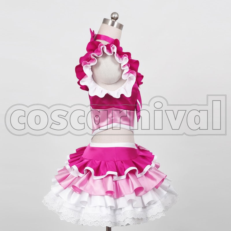 Hibiki Hojo Cure Melody cosplay costume from Suite PreCure, back view 2