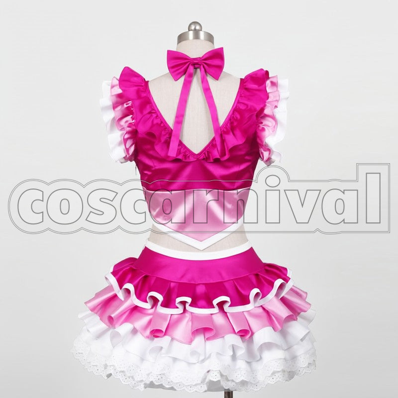 Hibiki Hojo Cure Melody cosplay costume from Suite PreCure, back view