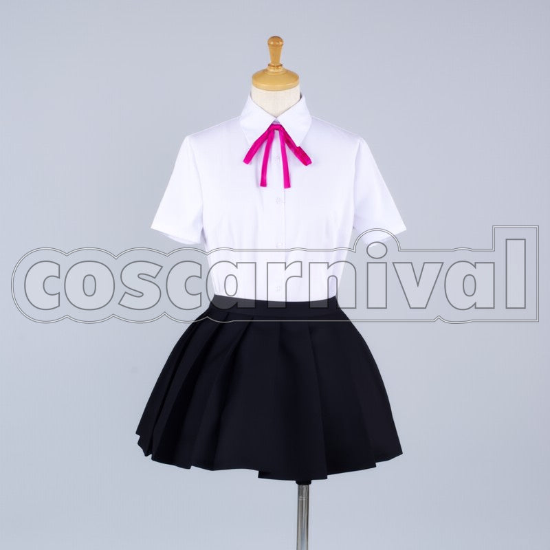 di enji sutoratomittosu cosplay costume from Sunday Without God, front view 2