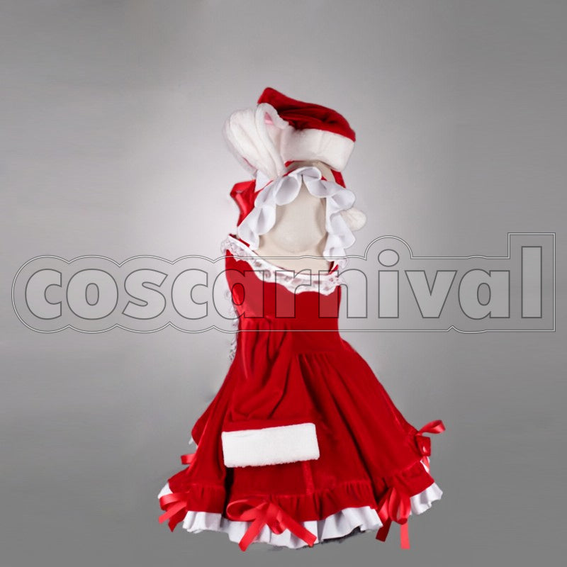 Sonico cosplay costume from Super Sonico, side view