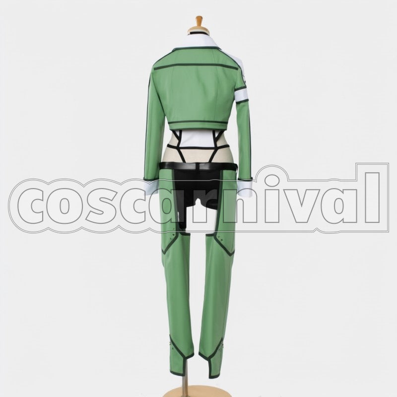 II sao Shino Asada Sinon GGO Form cosplay costume from Sword Art Online, back view