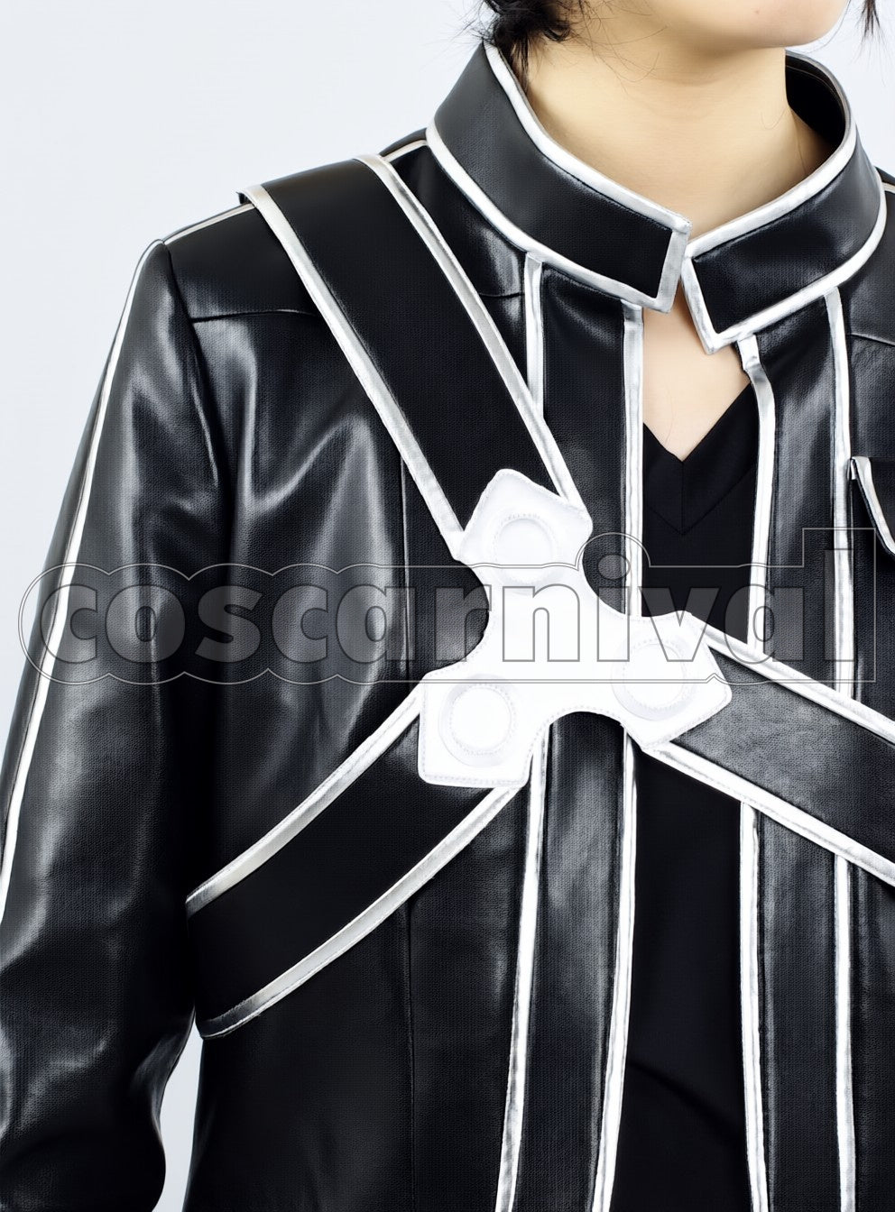 sao Kirito Kazuto Kirigaya Black cosplay costume from Sword Art Online, detail-1