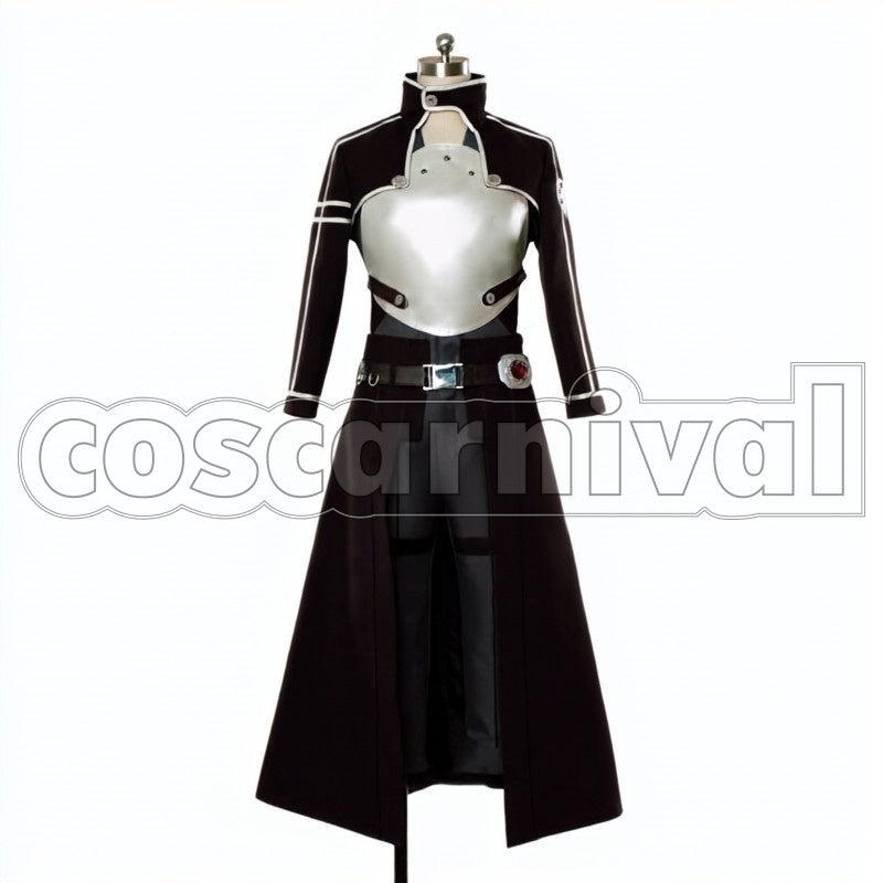 Kirito cosplay costume from Sword Art Online, front view