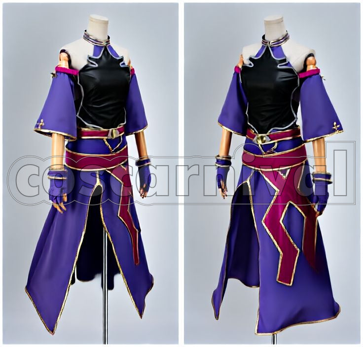 Online Yuuki Absolute Sword Cosplay cosplay costume from Sword Art, front view 2
