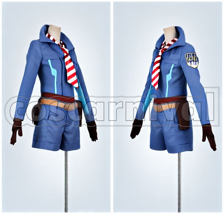 Chris Yukine S.O.N.G. Uniform Cosplay cosplay costume from Symphogear XV, front view 2
