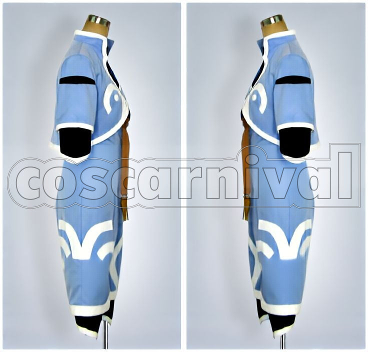 Symphonia Genis Sage Cosplay cosplay costume from Tales of, side view