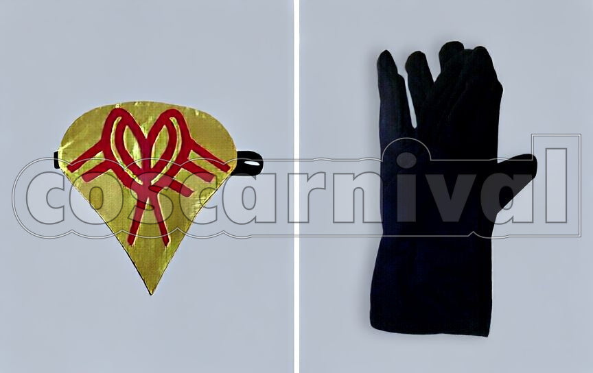 the Abyss Sync Cosplay cosplay costume from Tales of, accessory set view