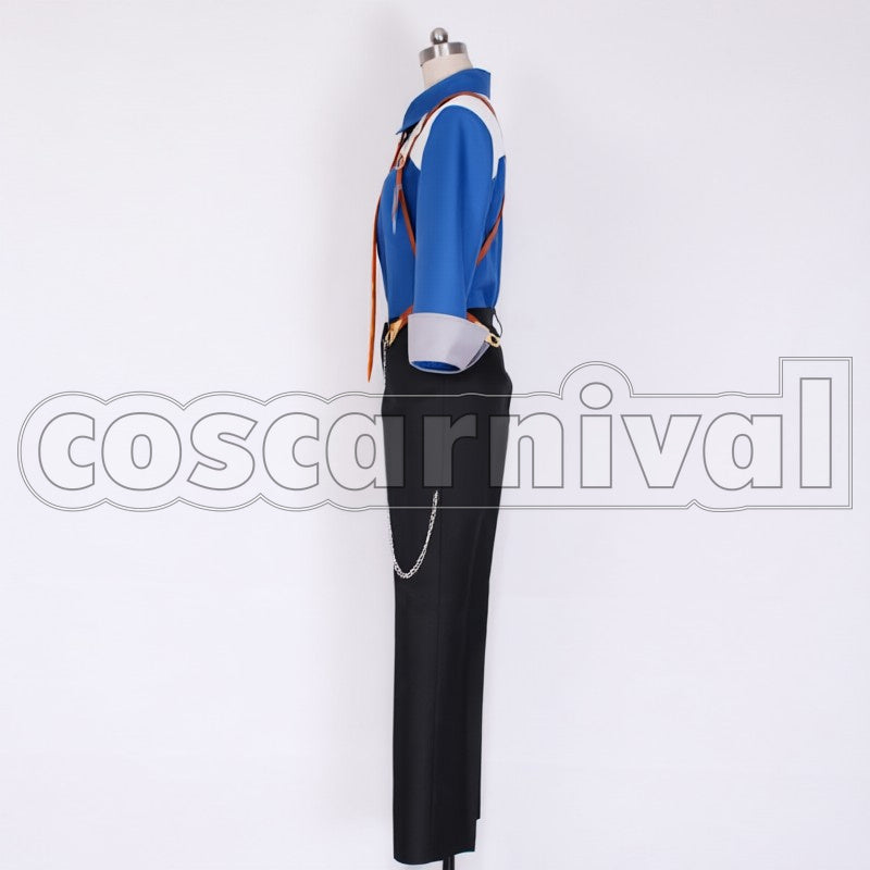 2 Ludger Will Kresnik cosplay costume from Tales of Xillia, side view 2