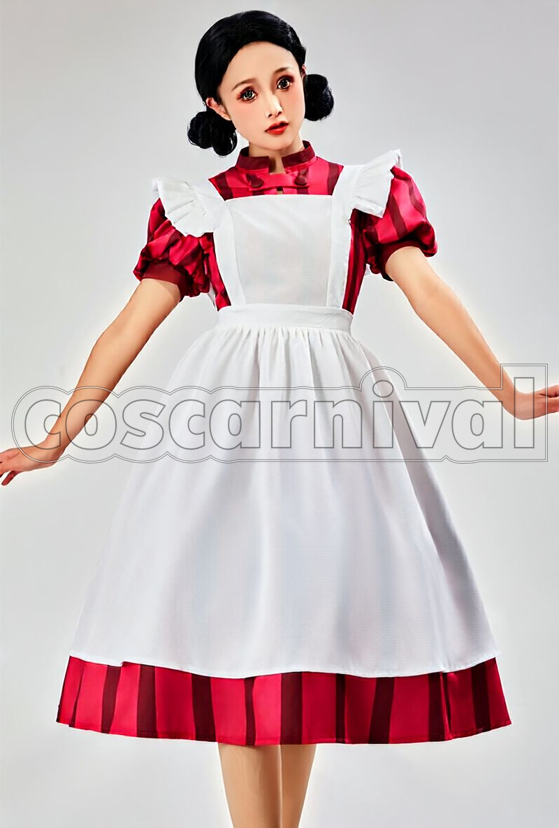 Boy and the Heron Himi Apron Dress Cosplay cosplay costume from The, front view 5