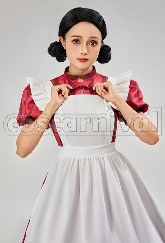 Boy and the Heron Himi Apron Dress Cosplay cosplay costume from The, front view 6