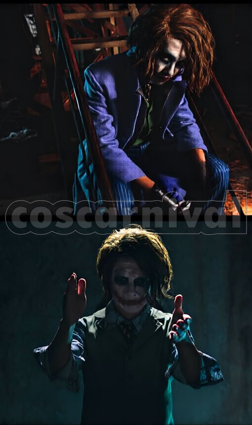 Dark Knight Joker Cosplay cosplay costume from The, front view 6