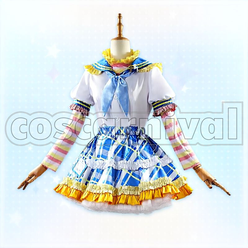IDOLM@STER SHINY COLORS Rinze Morino Exciteen Collection Flowers Are Live Outfit Cosplay cosplay costume from THE, front view 4