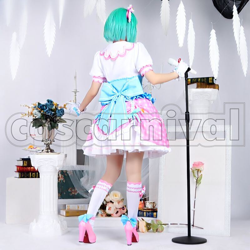 Idolmaster Million Live! Matsuri Tokugawa Cosplay cosplay costume from The, back view