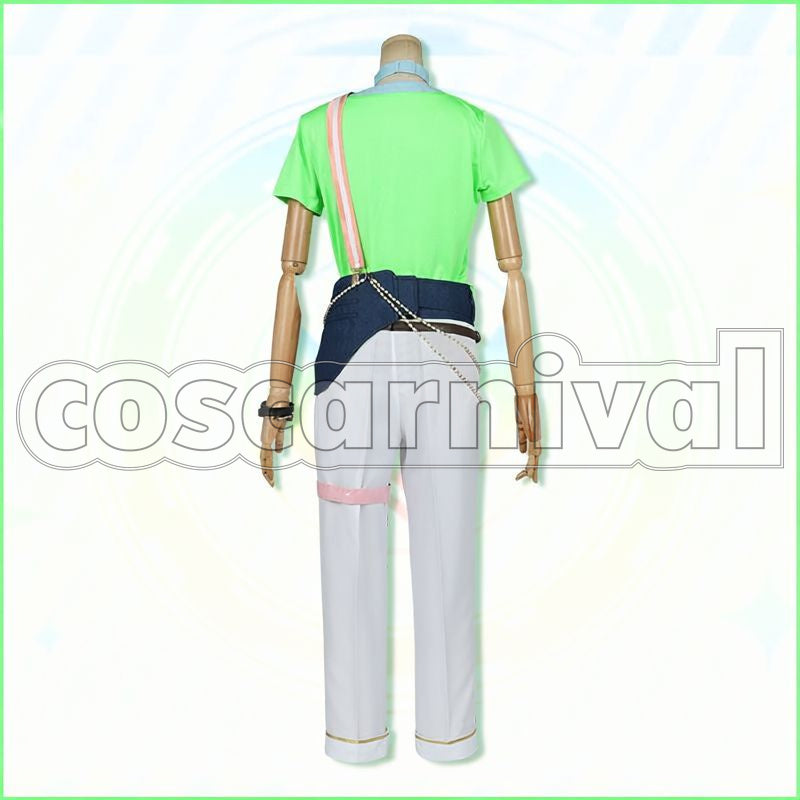Idolmaster Poplinks Ryo Akizuki Cosplay cosplay costume from The, back view 2