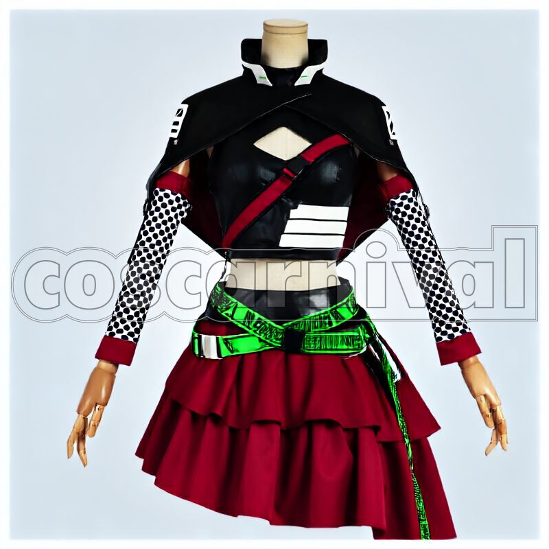 Idolmaster Shiny Colors Fuyuko Mayuzumi Neon Light Romancer Cosplay cosplay costume from The, front view 1