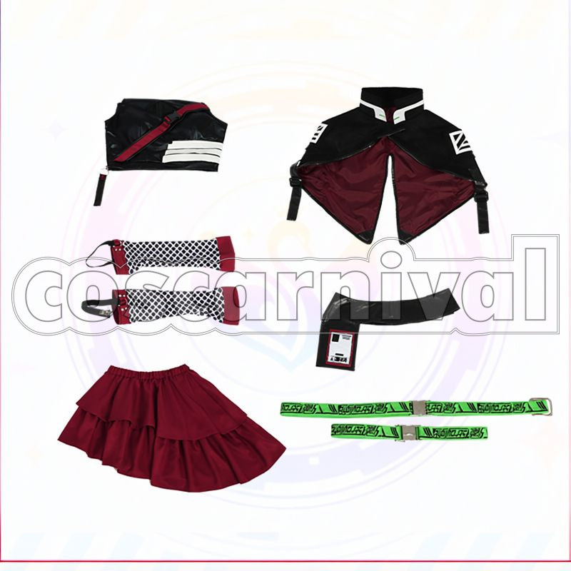 Idolmaster Shiny Colors Fuyuko Mayuzumi Neon Light Romancer Cosplay cosplay costume from The, set view
