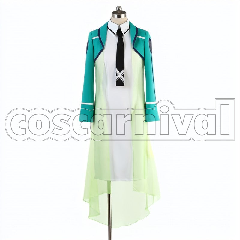 Magic High School First High School 1st Year Mizuki Shibata cosplay costume from The Irregular at, front view