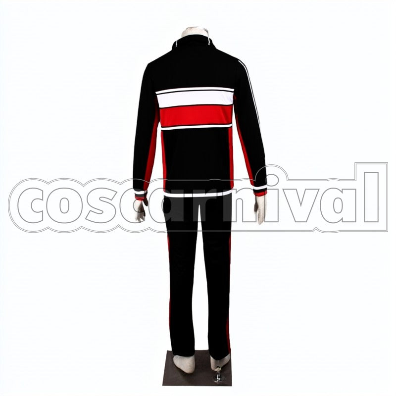 of Tennis Kunimitsu Tezuka Shusuke Fuji U-17 Jersey Winter cosplay costume from The New Prince, back view