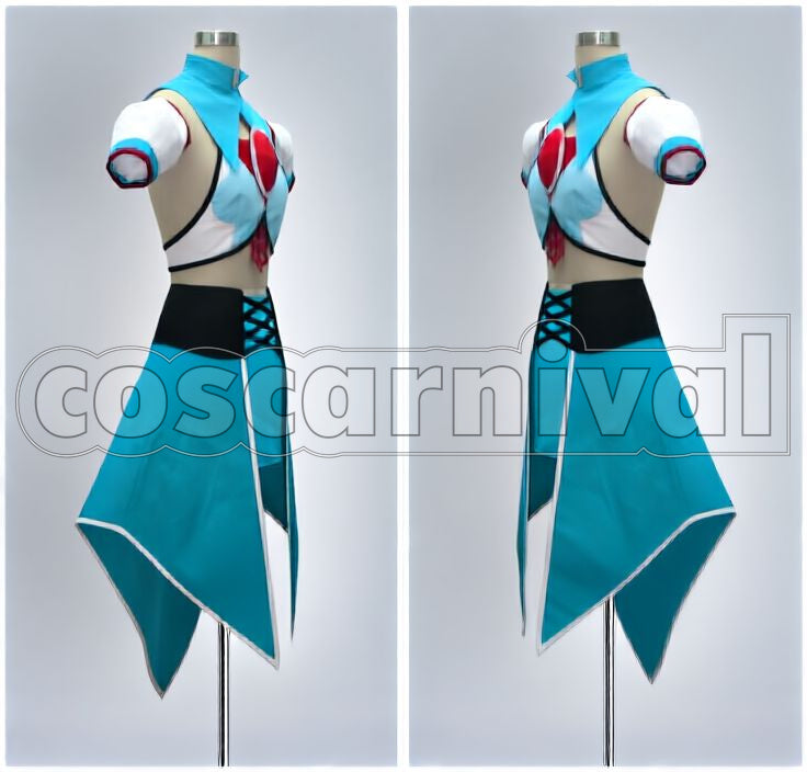 Perplexity of Haruhi Suzumiya Super Hero Haruhi Cosplay cosplay costume from The, side view