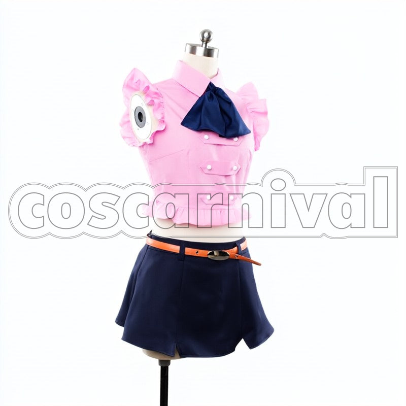 Sins Elizabeth Liones cosplay costume from The Seven Deadly, side view