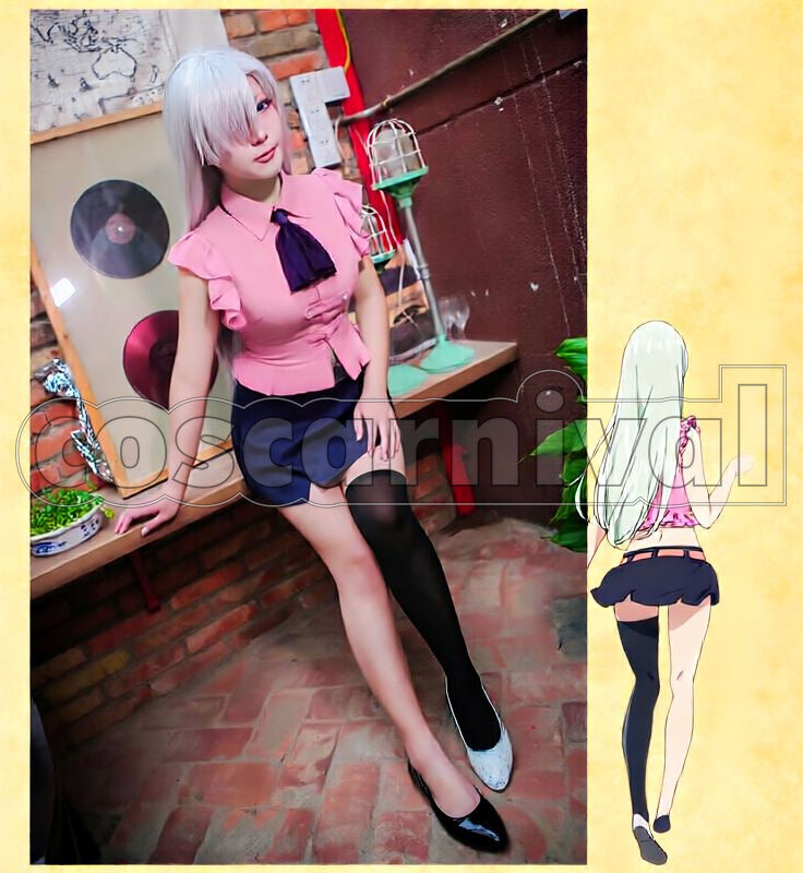Seven Deadly Sins Elizabeth Liones Cosplay cosplay costume from The, front view 2