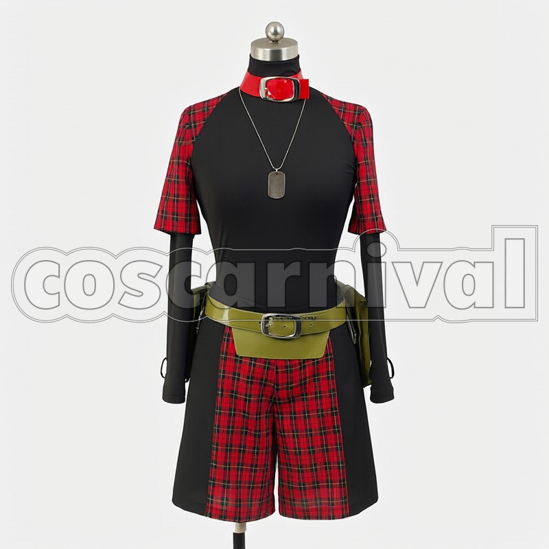 no Chi rin cosplay costume from Togainu, front view 3