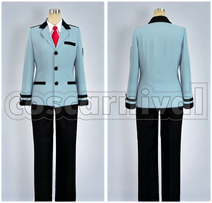 Girl's Side: 2nd Kiss Habataki Academy Boys' Uniform Cosplay cosplay costume from Tokimeki Memorial, front view 2