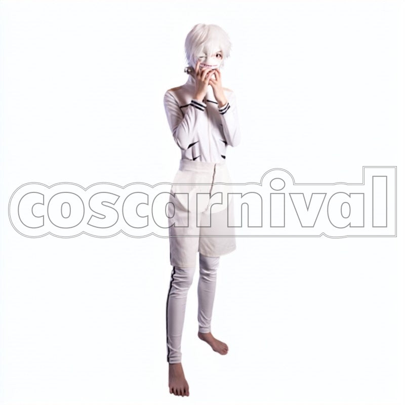 Ken Kaneki cosplay costume from Tokyo Ghoul, front view