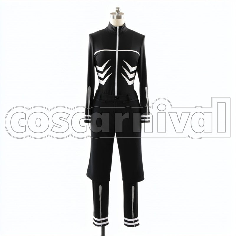 Kaneki Centipede Black cosplay costume from Tokyo Ghoul Ken, front view 2