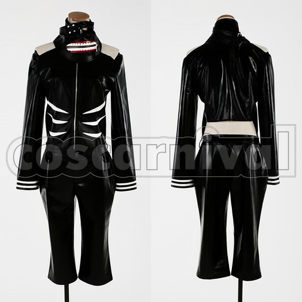 Ken Kaneki cosplay costume from Tokyo Ghoul, front view