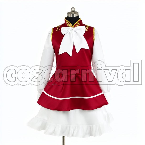 Black Cat of Omen Chen cosplay costume from Touhou Hisouten, front view