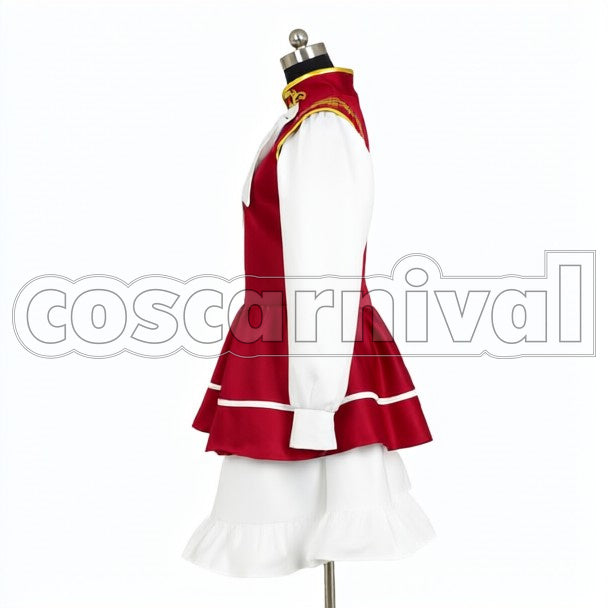 Black Cat of Omen Chen cosplay costume from Touhou Hisouten, side view