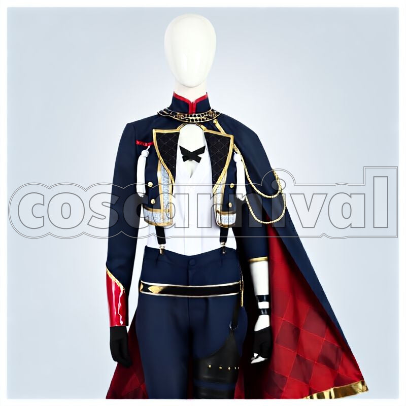 Akashi Kuniyuki Kiwame Cosplay cosplay costume from Touken Ranbu, front view 1
