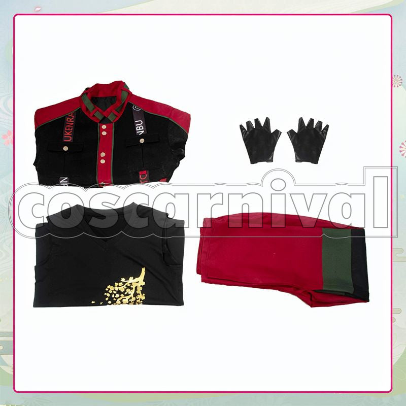 Buzen Gou Musical Ranbuyagaimatsuri Cosplay cosplay costume from Touken Ranbu, set view