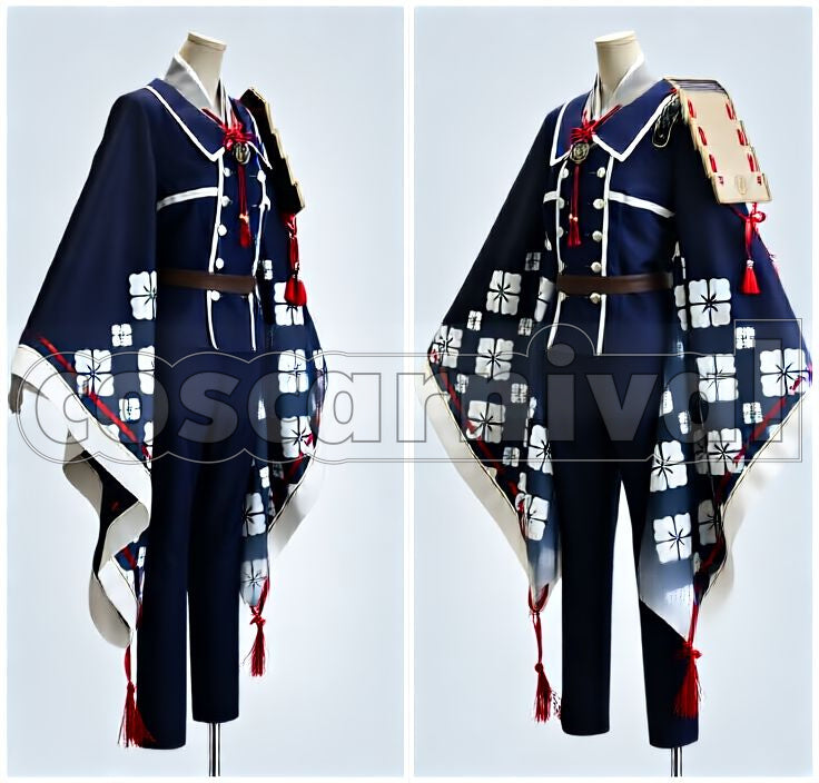 Hakusan Yoshimitsu Cosplay cosplay costume from Touken Ranbu, front view 4