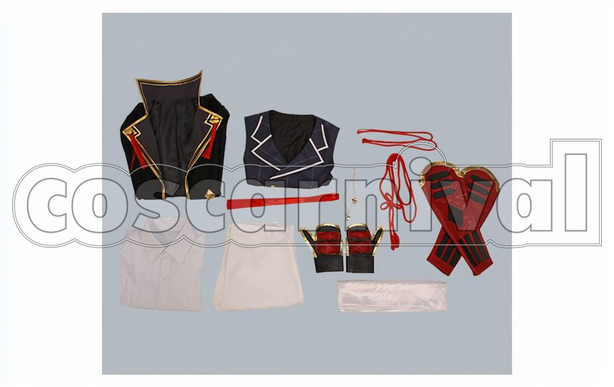 Horikawa Kunihiro Kiwame Cosplay cosplay costume from Touken Ranbu, set view 1
