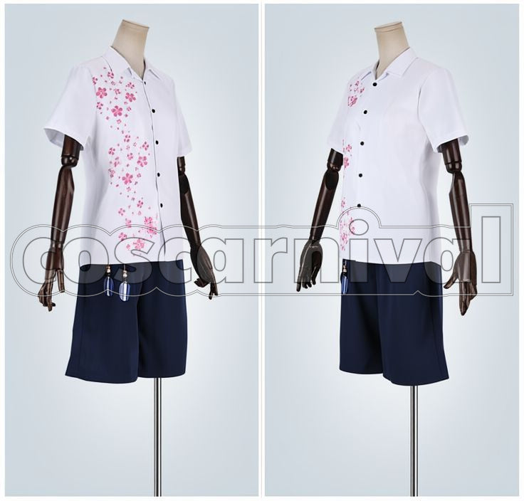 Internal Affairs Chatannakiri Cosplay cosplay costume from Touken Ranbu, front view 2
