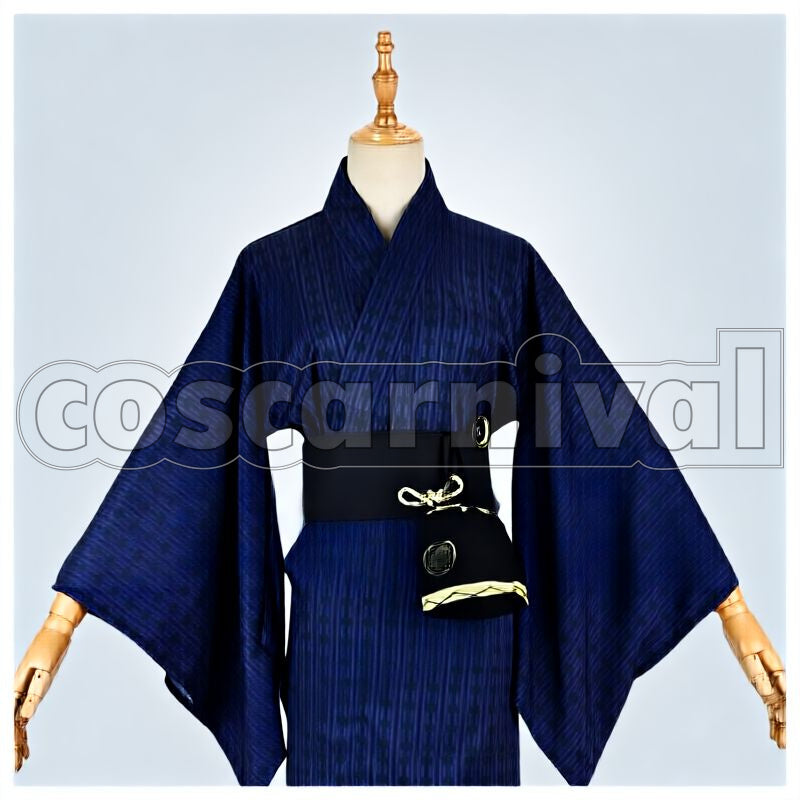 Light Version Atsushi Toushirou Yukata Cosplay cosplay costume from Touken Ranbu, front view 1
