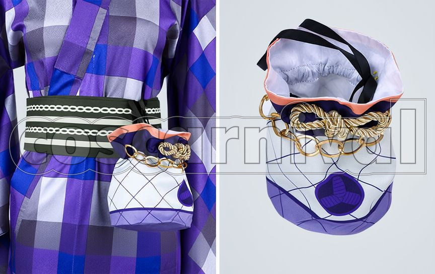 Light Version Gotou Toushirou Yukata Cosplay cosplay costume from Touken Ranbu, accessory view