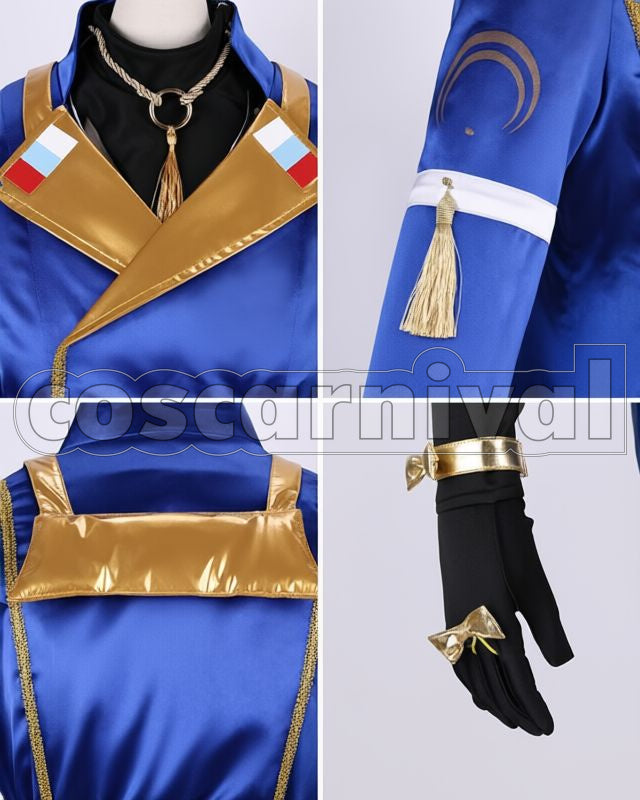 Atsukashiyama Ibun 2018 Paris Mikazuki Munechika Part 2 Live Outfit Cosplay cosplay costume from Touken Ranbu Musical, paris 2 live outfit 22278 detail view 7