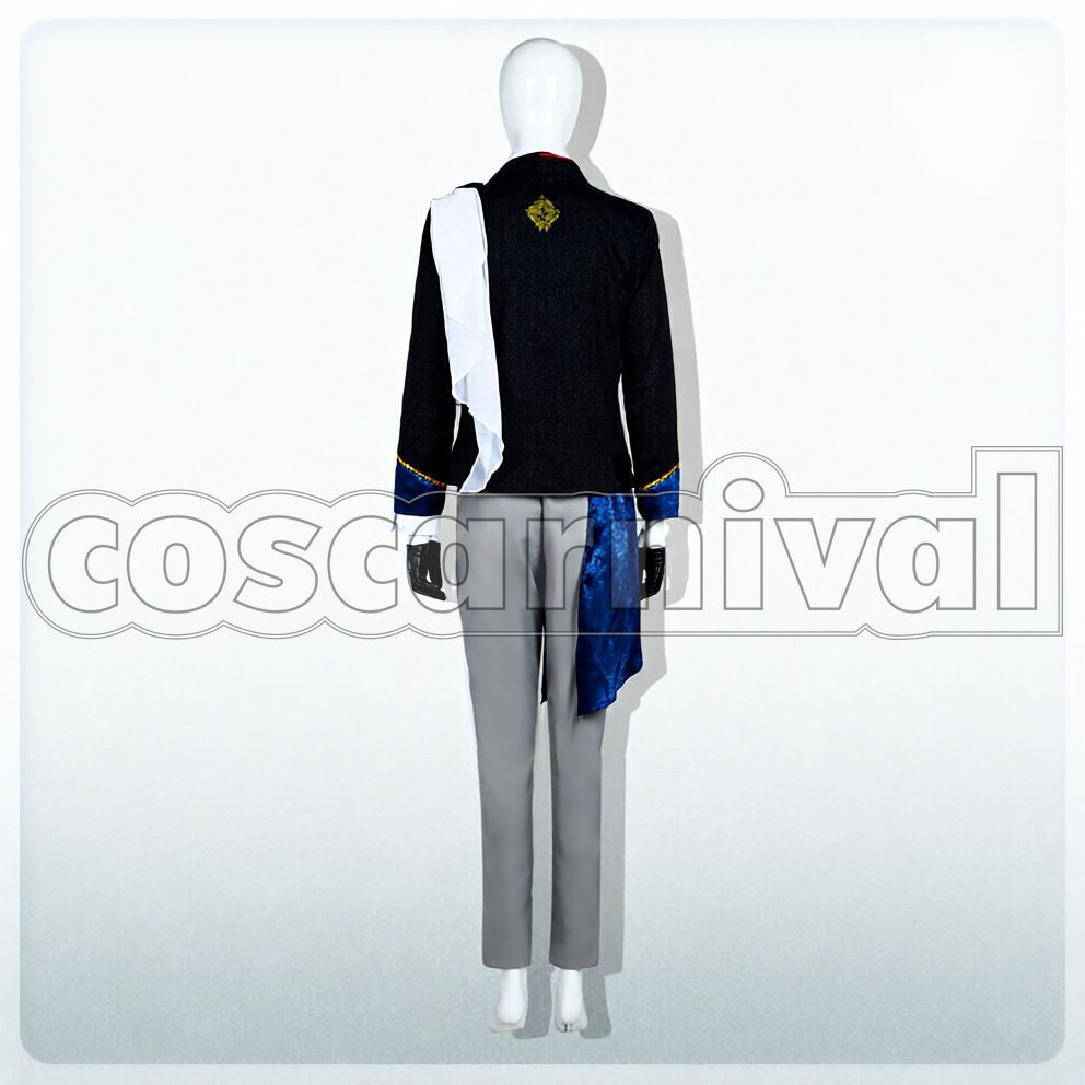 Mihotose no Komoriuta 2019 Rerun Nikkari Aoe Part 2 Live Outfit Cosplay cosplay costume from Touken Ranbu Musical, live outfit 22124 back view 2