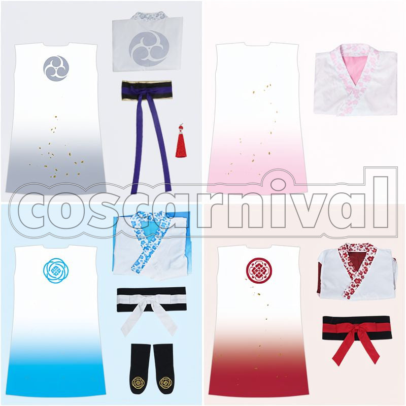 Shinken Ranbu Sai 2022 Festival Outfit Izuminokami Kanesada, Buzen Gou, Suishinshi Masahide, Matsui Gou, Murakumo Gou, Samidare Gou, Kuwana Gou, Kogitsunemaru Cosplay cosplay costume from Touken Ranbu Musical, festival outfit 21467 set view 6