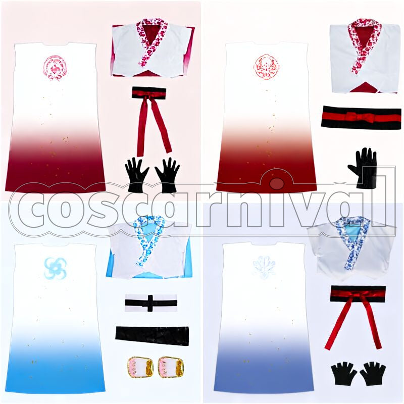 Shinken Ranbu Sai 2022 Festival Outfit Izuminokami Kanesada, Buzen Gou, Suishinshi Masahide, Matsui Gou, Murakumo Gou, Samidare Gou, Kuwana Gou, Kogitsunemaru Cosplay cosplay costume from Touken Ranbu Musical, festival outfit 21469 set view 8