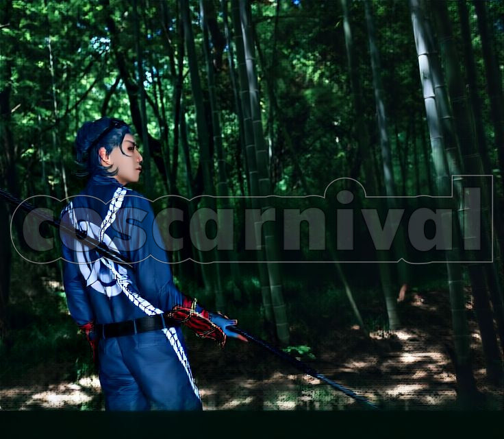 Nihongou Front Lines Cosplay cosplay costume from Touken Ranbu, back view 2