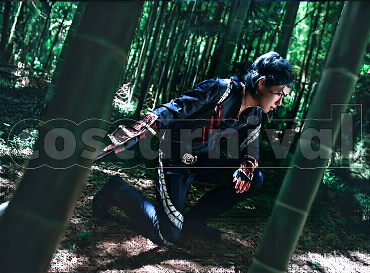 Nihongou Front Lines Cosplay cosplay costume from Touken Ranbu, side view 3