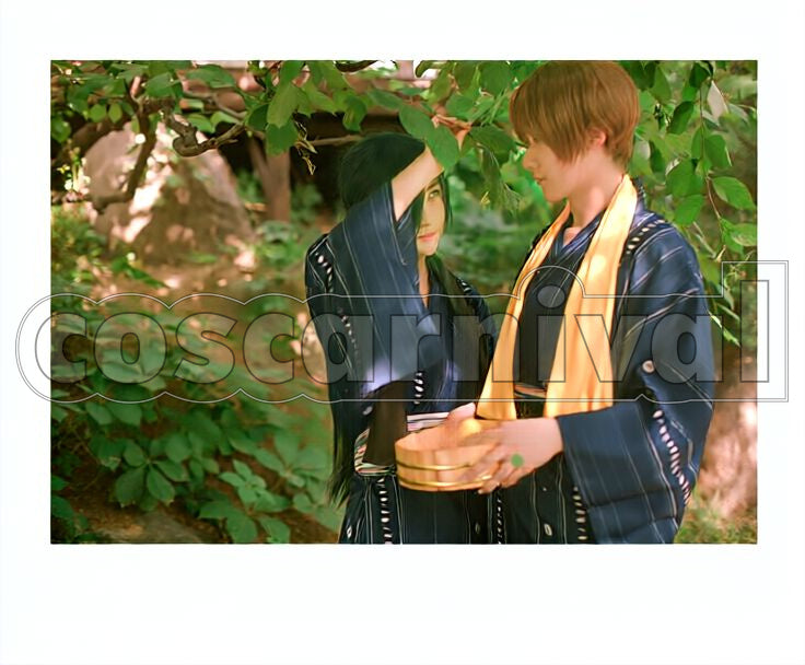 Oedo Onsen Ishikirimaru Cosplay cosplay costume from Touken Ranbu, front view 4