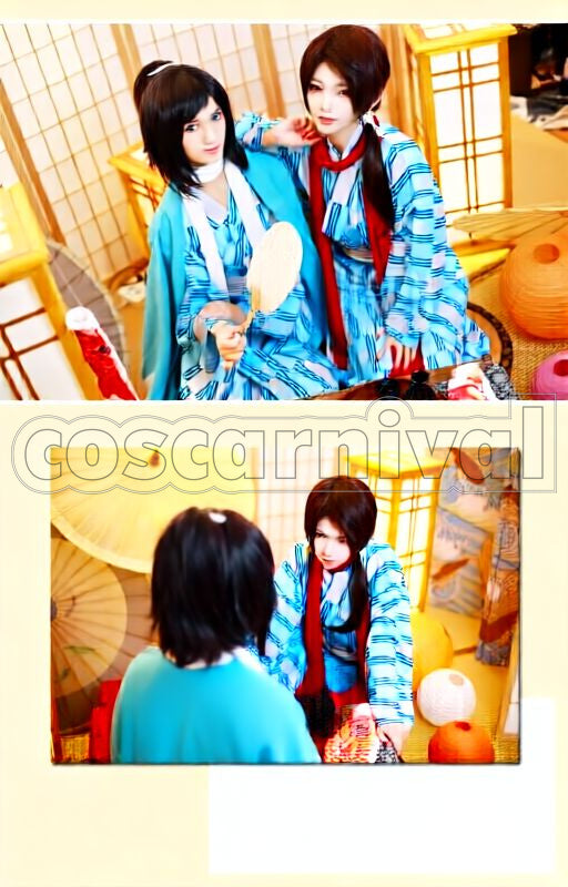 Oedo Onsen Yamatonokami Yasusada Cosplay cosplay costume from Touken Ranbu, front view 1