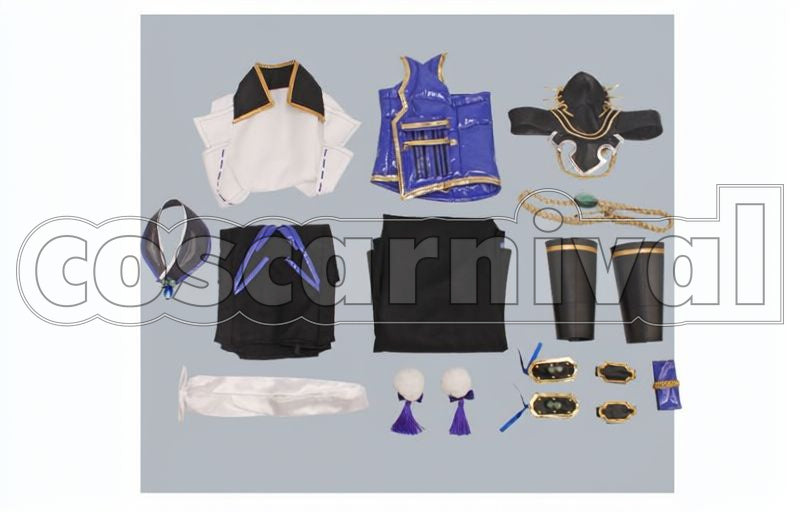 Sengo Muramasa Front Lines Cosplay cosplay costume from Touken Ranbu, set view