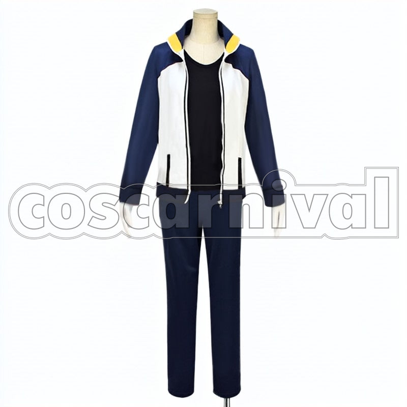 Warrior Akashi Kuniyuki Chores Style cosplay costume from Touken Ranbu Tachi, front view